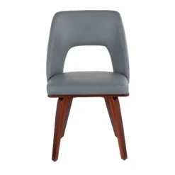 Set Of 2 Triad Bamboo/Faux Leather Upholstered Dining Chairs Walnut/Gray - LumiSource 11 Set Of 2 Triad Bamboo/Faux Leather Upholstered Dining Chairs Walnut/Gray - LumiSource -Furniture Sale Store GUEST afa6aa0b 037c 4260 8502 7c30b193fa66