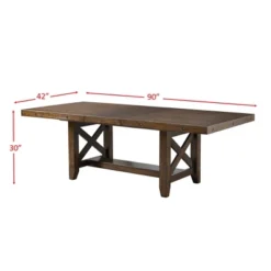 Francis Extendable Dining Table Brown - Picket House Furnishings -Furniture Sale Store GUEST b0d1f1d1 e2df 4e69 9e57 49ac36498928