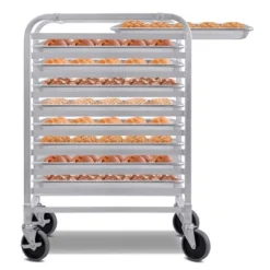 Costway 10 Sheet Aluminum Bakery Rack Silver Commercial Cookie Bun Pan Kitchen W/Wheel 16 Costway 10 Sheet Aluminum Bakery Rack Silver Commercial Cookie Bun Pan Kitchen W/Wheel -Furniture Sale Store GUEST b19a012a c544 4b10 8806 bdeec8f35f2a