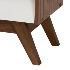 3pc Hildon Two-Tone Wood Storage Set White/Walnut Brown - Baxton Studio -Furniture Sale Store GUEST b1d148fd 9748 4772 b8e9 c3e8c0024bbd