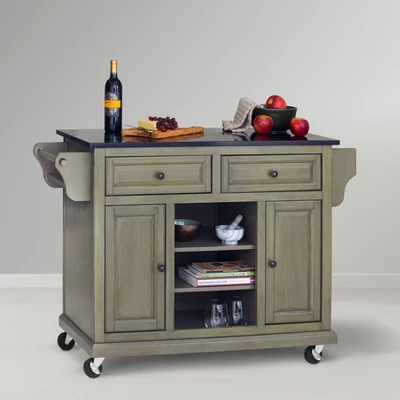 Glenwillow Home Kitchen Cart With Locking Casters 11 Glenwillow Home Kitchen Cart With Locking Casters - Image 11