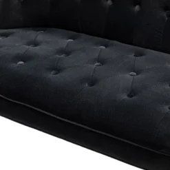 Jane 47" Velvet Button-tufted And Wing Back Loveseat Solid Wood And Cabriole Legs For Living Room And Bedroom | ARTFUL LIVING DESIGN -Furniture Sale Store GUEST b3480ad8 b127 4bf3 b00e 429bd61055e2