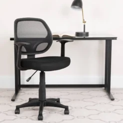 Mid-Back Mesh Computer Chair Black - Belnick -Furniture Sale Store GUEST b4682607 fe13 4b38 b605 dad927500e2c