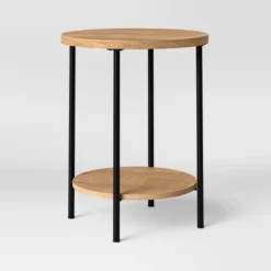 Wood And Metal Round End Table - Room Essentials™ 11 Wood And Metal Round End Table - Room Essentials™ -Furniture Sale Store GUEST b471152e 3324 4b45 a184 e540cd26a19b