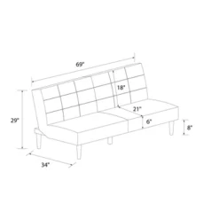 Bowie Upholstered Futon - Room & Joy 23 Bowie Upholstered Futon - Room & Joy -Furniture Sale Store GUEST b47d8c3d 4ff2 41ac ad4d ae7ed6219b5d