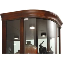 Howard Miller 680529 Howard Miller Marlowe Curio Cabinet 680529 Hampton Cherry