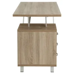 Modern Design Computer Desk With Storage Sand Stone - Techni Mobili -Furniture Sale Store GUEST b534189a a3c1 4216 a1b1 c0df0e7e0ee4