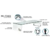 Mount-It! Tempered Glass Monitor Stand With 3 USB Ports | Desktop Riser Fits 24, 27, 30, 32 Inch Screens | 66 Lbs. Weight Capacity