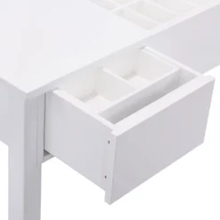 Tangkula 2 Drawers Make-up Mirror Set Vanity Dressing Table Flip-type Desktop With Stool 14 Tangkula 2 Drawers Make-up Mirror Set Vanity Dressing Table Flip-type Desktop With Stool -Furniture Sale Store GUEST b561c74d ba85 438b b46c c15e5e329fa5