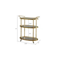 Lauren Bar Cart Antique Gold -Furniture Sale Store GUEST b575c1bc f874 49e0 aa31 6950ca99e266