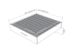 VANT Upholstered Platform Bed - Easy Assembly Bed Frame No Box Spring Needed Foundation For Optimal Support - Sleek Modern Design For Any Bedroom -Furniture Sale Store GUEST b5b4fe52 81f6 4713 815e a09ac92b72f2