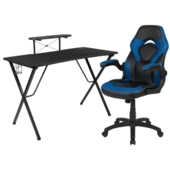 Flash Furniture Gaming Desk And Racing Chair Set With Cup Holder, Headphone Hook, And Monitor/Smartphone Stand -Furniture Sale Store GUEST b5bf90b4 81f4 40c4 8c9f 1a52f29d7b17