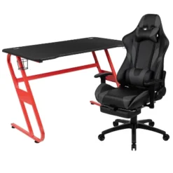 Flash Furniture Gaming Desk And Footrest Reclining Gaming Chair Set With Cup Holder And Headphone Hook -Furniture Sale Store GUEST b5df6cf9 c588 460e a42f caf32b4cd9f1