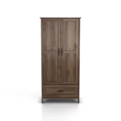 Nurembo 1 Drawer Wardrobe Closet Distressed Walnut - HOMES: Inside + Out -Furniture Sale Store GUEST b7bc84fe f8f8 4b3f 922c a51d8fee7cb7