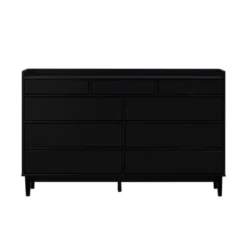 Mid-Century Modern Solid Wood 9 Drawer Horizontal Dresser - Saracina Home -Furniture Sale Store GUEST b8326513 d1f9 4b66 aa98 cbcef4c3e0c3