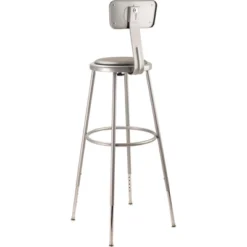 2pk Adjustable Heavy Duty Vinyl Steel Barstool With Backrest Gray - Hampden Furnishings -Furniture Sale Store GUEST b8fa98fb 8617 4560 8215 e176e504f10b