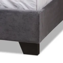 Candace Velvet Upholstered Bed - Baxton Studio -Furniture Sale Store GUEST b9457225 3093 4db1 8b0b 8dee326acf22