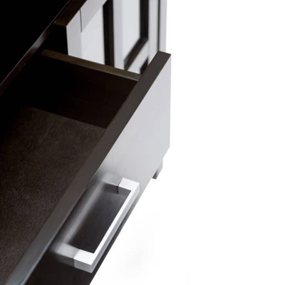 Waterloo Tall TV Stand For TVs Up To 55" Hickory Brown - WyndenHall 3 Waterloo Tall TV Stand For TVs Up To 55" Hickory Brown - WyndenHall - Image 3