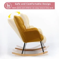 Epping Accent Modern Armchair Faux Shearling Fabric Nursery Glider Rocker, Wingback Chair Rocking Chairs-Maison Boucle 21 Epping Accent Modern Armchair Faux Shearling Fabric Nursery Glider Rocker, Wingback Chair Rocking Chairs-Maison Boucle -Furniture Sale Store GUEST b9db1359 e387 4b43 b0c8 35e3d228fc78