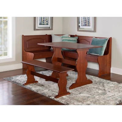 Chelsea Nook Dining Table Set - Linon 2 Chelsea Nook Dining Table Set - Linon - Image 2