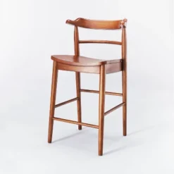 Kaysville Curved Back Wood Counter Height Barstool - Threshold™ Designed With Studio McGee -Furniture Sale Store GUEST baa82fbe ac12 4c2a 9ae3 99bba3e5e2ba