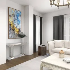 Glam Wood Console Table Clear - Olivia & May -Furniture Sale Store GUEST bb1a2ceb a935 44e6 ae19 ffbf46ad4e0e