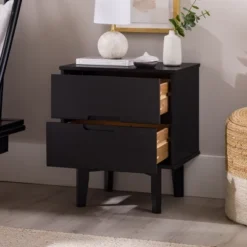 Mid-Century Modern Wood Nightstand - Saracina Home 22 Mid-Century Modern Wood Nightstand - Saracina Home -Furniture Sale Store GUEST bb8cd0af 9f2f 4c69 916e ce68660dee05