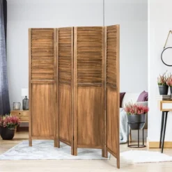 Costway 4 Panel Folding Privacy Room Divider Screen Home Furniture 5.6 Ft Tall Brown 13 Costway 4 Panel Folding Privacy Room Divider Screen Home Furniture 5.6 Ft Tall Brown -Furniture Sale Store GUEST bba1ea29 ca87 4685 874a cddc14bf5d17