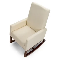 Tangkula Mid Century Rocking Chair Comfortable Rocker Modern High Back Armchair Beige 14 Tangkula Mid Century Rocking Chair Comfortable Rocker Modern High Back Armchair Beige -Furniture Sale Store GUEST bbac6499 a42b 4cf1 a3c0 03d721f52a70