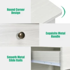 Costway Computer Desk PC Laptop Writing Table Workstation Student Study Furniture White 16 Costway Computer Desk PC Laptop Writing Table Workstation Student Study Furniture White -Furniture Sale Store GUEST bbac7ab6 ffe1 43d9 b0f5 61b267cb7657