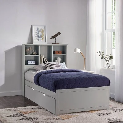 Twin Caspian Bookcase Bed With Trundle - Hillsdale Furniture 1 Twin Caspian Bookcase Bed With Trundle - Hillsdale Furniture