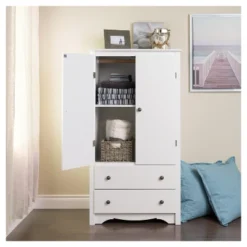 Monterey Armoire White - Prepac -Furniture Sale Store GUEST bcde5f10 5e64 4603 8d7b c5f3043d2b6e