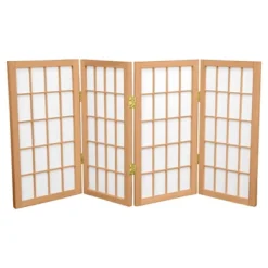2 Ft. Tall Desktop Window Pane Shoji Screen (4 Panels) - Oriental Furniture -Furniture Sale Store GUEST bece6c7d 4847 44b2 a37f 56ad0d4b9d53