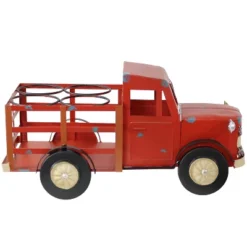 Sunnydaze Decor Sunnydaze Rustic Truck Metal Wine Rack - Red 15 Sunnydaze Decor Sunnydaze Rustic Truck Metal Wine Rack - Red -Furniture Sale Store GUEST bf14f48a bf8e 485a bd1c 1ecaec9ba97e