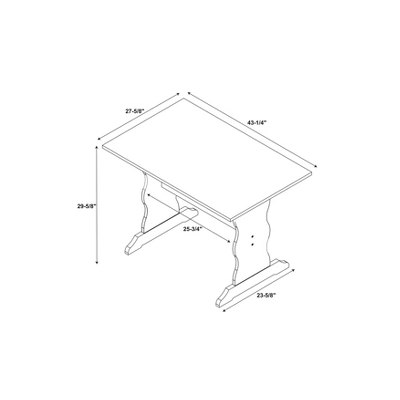 Chelsea Nook Dining Table Set - Linon 19 Chelsea Nook Dining Table Set - Linon - Image 19