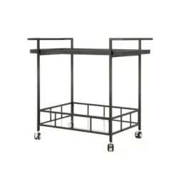 Ambrose Industrial Bar Cart - Christopher Knight Home -Furniture Sale Store GUEST bf6b8415 3197 47d2 8d47 2942b7e6998b