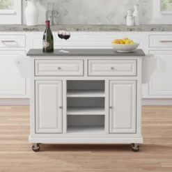 Glenwillow Home Kitchen Cart With Locking Casters 36 Glenwillow Home Kitchen Cart With Locking Casters -Furniture Sale Store GUEST c01c6b4c b464 436e be75 cc198b6a4e24