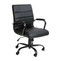 Emma And Oliver Mid-Back Executive Swivel Office Chair With Metal Frame And Arms 37 Emma And Oliver Mid-Back Executive Swivel Office Chair With Metal Frame And Arms -Furniture Sale Store GUEST c13be387 a530 44d1 b6a4 f268d3fba4cb