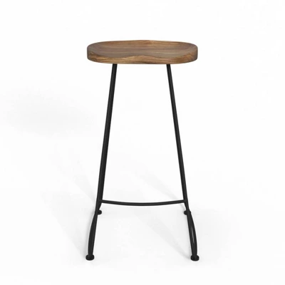 Set Of 2 Leemington Saddle Barstools - WyndenHall 5 Set Of 2 Leemington Saddle Barstools - WyndenHall - Image 5