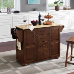Eleanor Kitchen Island With Wood Top Natural - Crosley -Furniture Sale Store GUEST c1eccf1b 68fd 4428 bcac a54bbcb8ac47