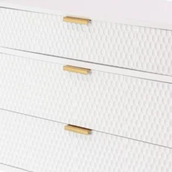 Modern 3 Drawer Wooden Chest With Knob Pulls White - Olivia & May 8 Modern 3 Drawer Wooden Chest With Knob Pulls White - Olivia & May -Furniture Sale Store GUEST c1fb8628 ae97 461c a37d d491292ab162