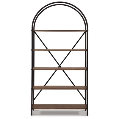 72.38" Galtbury Bookcase - Black/Brown - Signature Design By Ashley 2 72.38" Galtbury Bookcase - Black/Brown - Signature Design By Ashley - Image 2