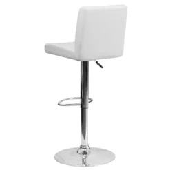 Emma And Oliver Panel Back Adjustable Height Barstool With Chrome Base -Furniture Sale Store GUEST c306fc6e a789 4f67 8677 af9145b0d69a