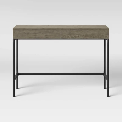 Loring Wood Writing Desk With Drawers And Charging Station - Threshold™ 10 Loring Wood Writing Desk With Drawers And Charging Station - Threshold™ - Image 10