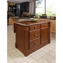 Aspen Kitchen Island Brown - Homestyles
