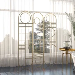Modern Metal Room Divider Screen Gold - Olivia & May 20 Modern Metal Room Divider Screen Gold - Olivia & May -Furniture Sale Store GUEST c47825b3 ed69 4ad4 a0b2 63bfc685807a