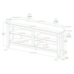 Transitional 4 Cubby Wood Open Storage Corner TV Stand For TVs Up To 65" - Saracina Home 13 Transitional 4 Cubby Wood Open Storage Corner TV Stand For TVs Up To 65" - Saracina Home -Furniture Sale Store GUEST c492ae72 65b9 4190 9d71 e4e087b13194
