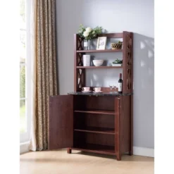 Doria Baker Rack Red Brown - MiBasics -Furniture Sale Store GUEST c52a70ba 1f5e 453e a2c5 5e81fe16608c
