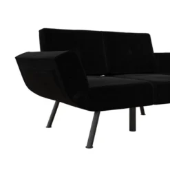 RealRooms Euro Upholstered Tufted Loveseat Futon With Storage Pockets -Furniture Sale Store GUEST c635820a 0f4a 436f 8165 0a39a7244c26