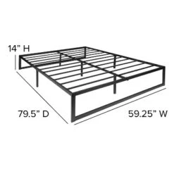 Emma And Oliver 14" Platform Bed Frame & 12" Mattress In A Box - No Box Spring Required -Furniture Sale Store GUEST c78f2ff3 cd43 49fe 9332 a13c71490bb9